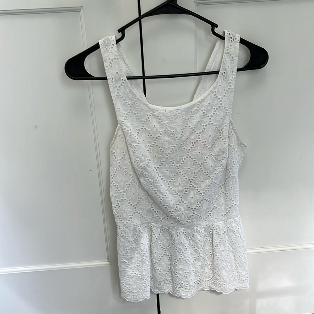 Lilly Pulitzer Ashton Ruffled Peplum Top - Size 4